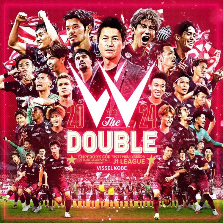 神戶奪冠紀(jì)錄：3名日本球員進(jìn)球上雙，先進(jìn)球的21場比賽不敗